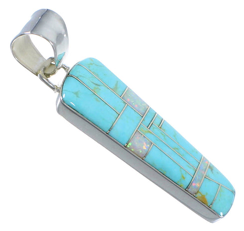 Turquoise Opal Inlay Jewelry Pendant PX41719